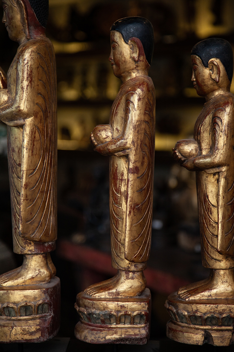 Buddhist Monk , Burmese Monk , Thai Monk , Wood monks
