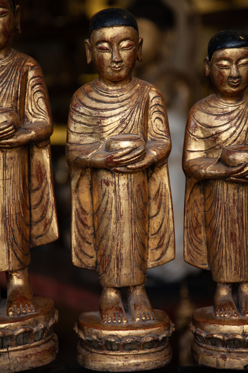 Buddhist Monk , Burmese Monk , Thai Monk , Wood monks