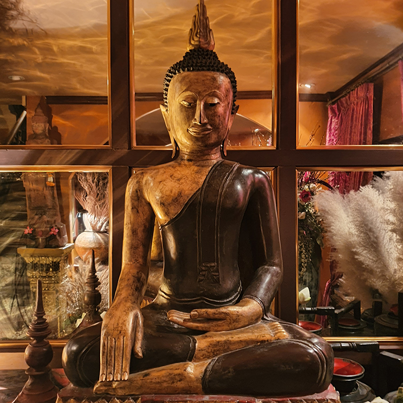 Extremely Rare 18C Alabaster Shan Burma Buddha #DR003