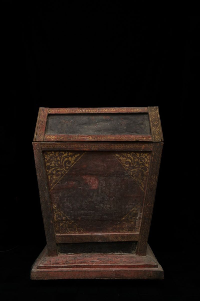 #ThaiLannaWoodenBibleChest