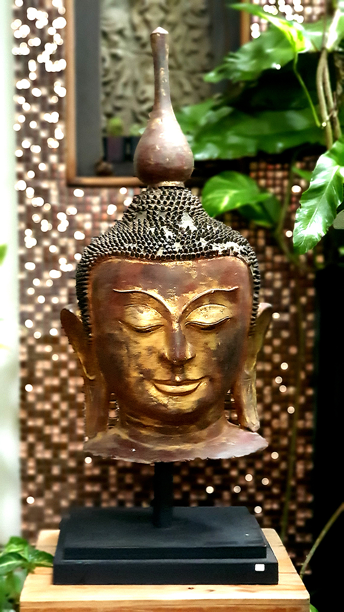 #buddhahead #lacquerbuddhahead #burmabuddha #buddhahead