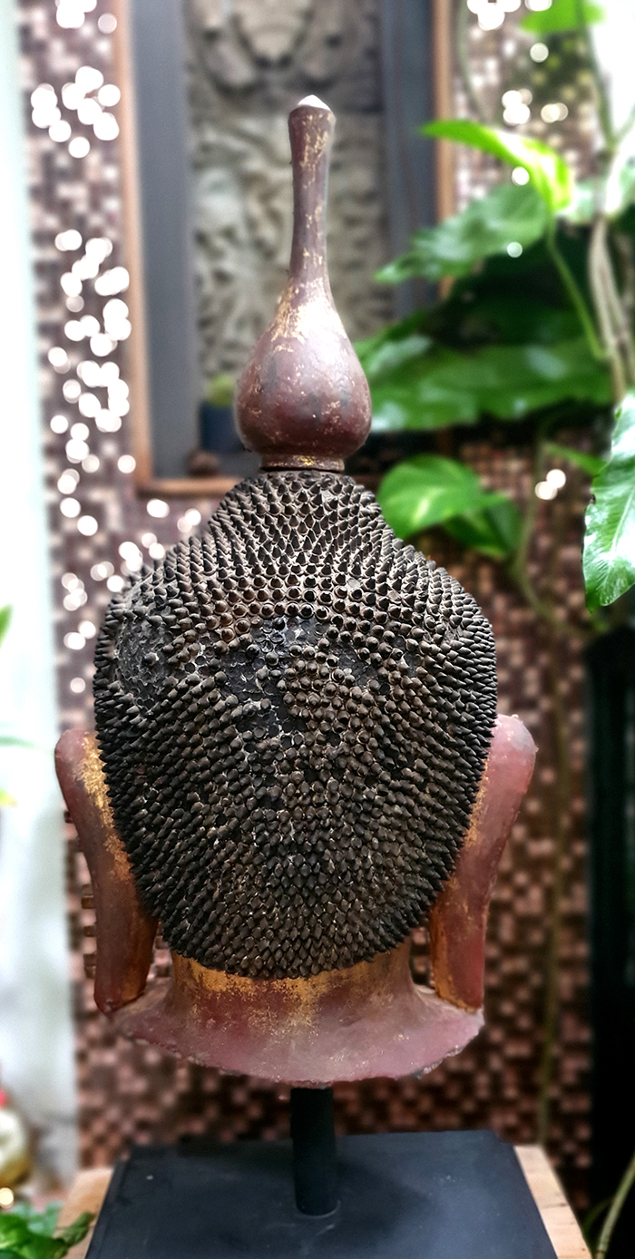 #buddhahead #lacquerbuddhahead #burmabuddha #buddhahead