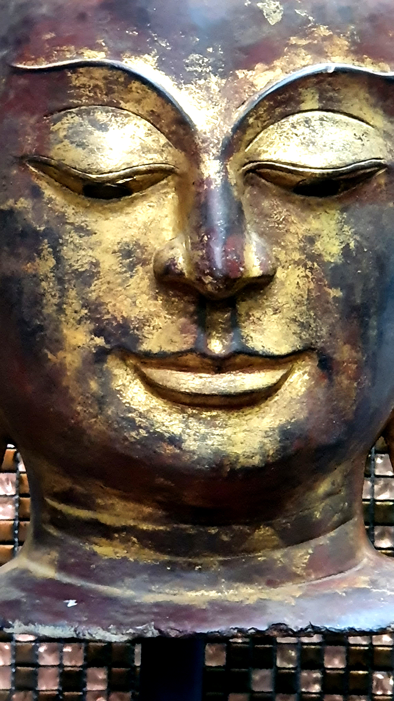 #buddhahead #lacquerbuddhahead #burmabuddha #buddhahead