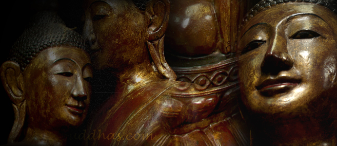 Extremely Rare 19C Wood Burmese Shan Buddha #B.02-2