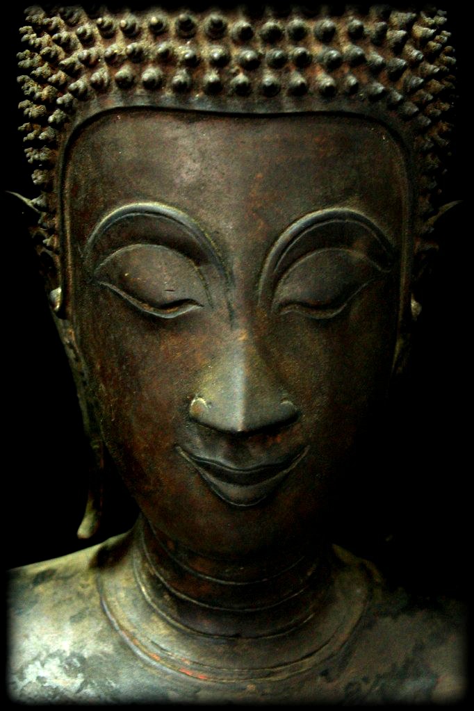 Early 18C Bronze Thai Ayuttaya Buddha # CA1029
