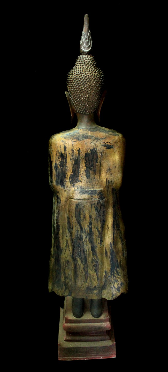 Early 18C Bronze Thai Ayuttaya Buddha # CA1029