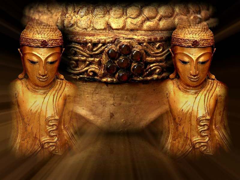 Extremely Rare 19C Wood Burmese Shan Buddha #BB28