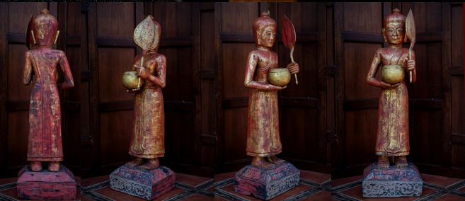 Buddhist Monk , Burmese Monk , Thai Monk , Wood monks