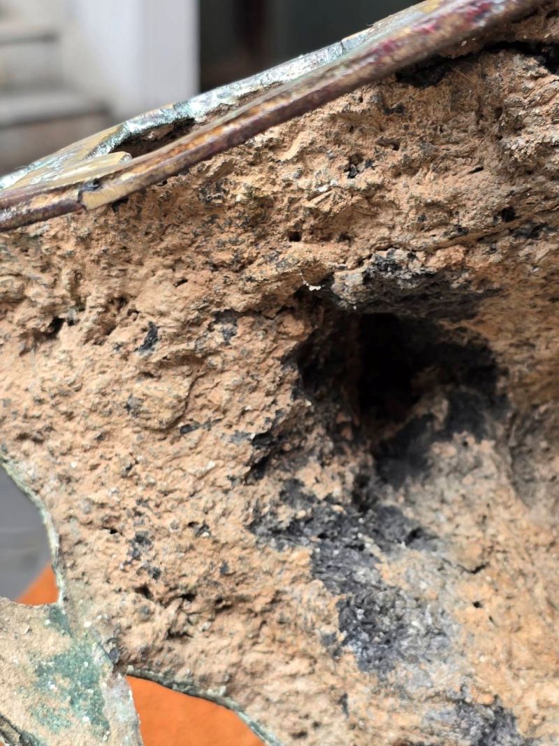 Extremely Rare 18C Sitting Bronze Laos Buddha #BB264