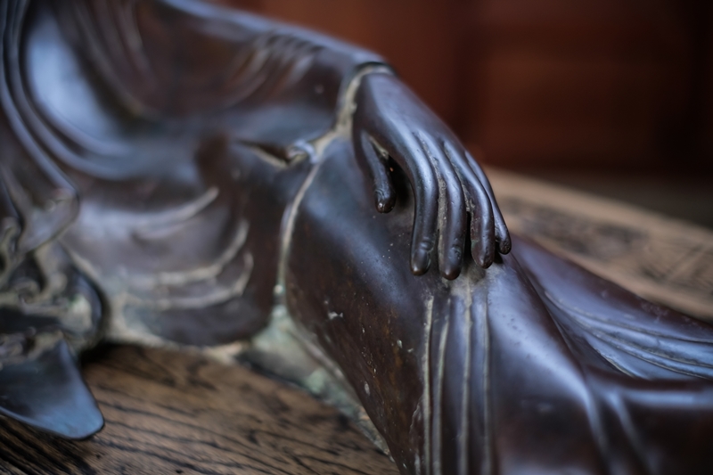 Fantastic 19C Bronze Burma Mandalay Buddha #BB13