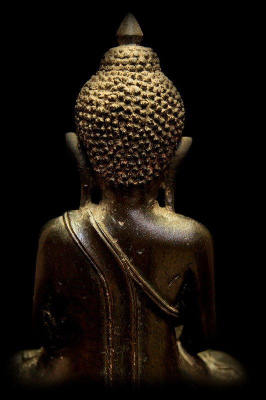 Extremely Rare Early 17C Bronze Ayuttaya Thai Buddha # BB127