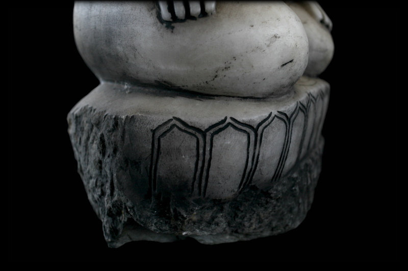 Extremely Rare 19C Thai Buddhist Monks (pair) #BB125