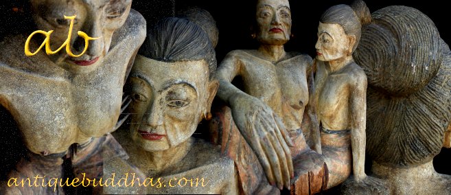 Extremely Rare 19C Wood Taiyai Burmese Sculpture #CA1017