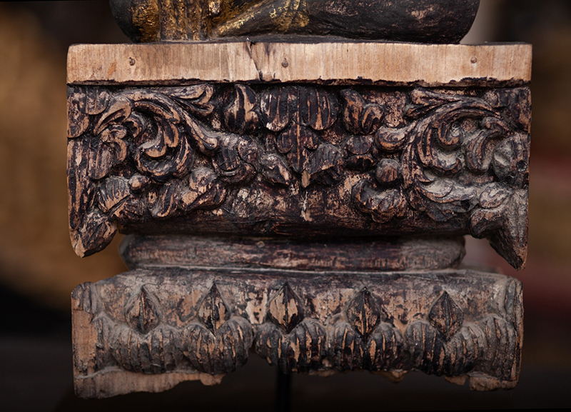 Extremely Rare 18C Crown Shan Burmese Buddha #BB085