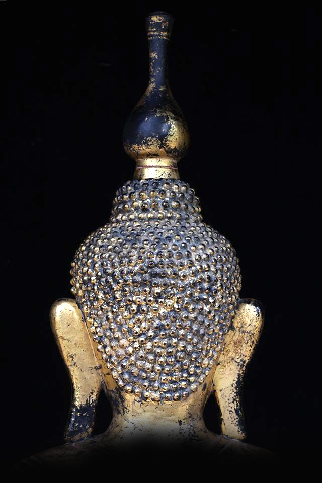 Extremely Rare Early 18C Bronze Ayuttaya Thai Buddha # BB122