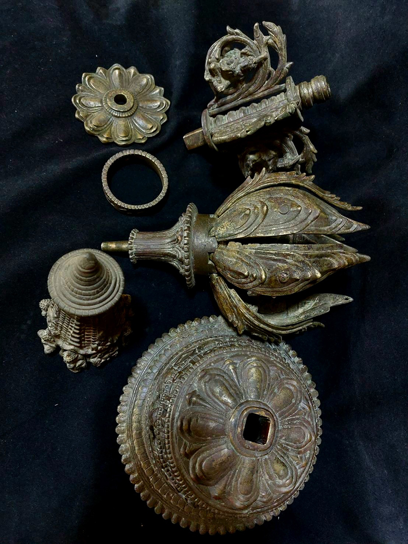 Extremely Rare 19C Bronze Mandalay Burmese Buddha # BB211