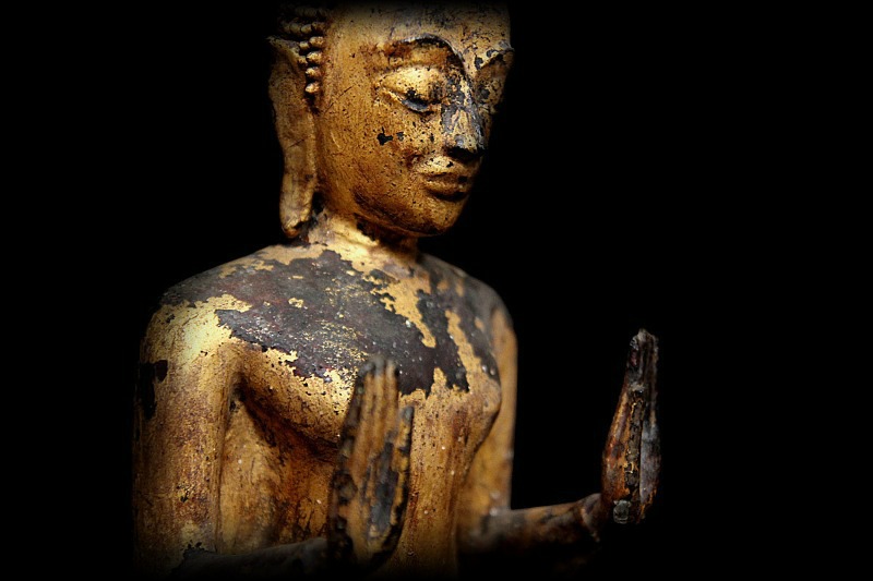Extremely Rare 17C Ayuttaya Thai Buddha #BB206