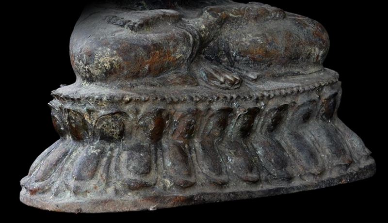 Fantastic 19C Bronze Burma Mandalay Buddha #BB13