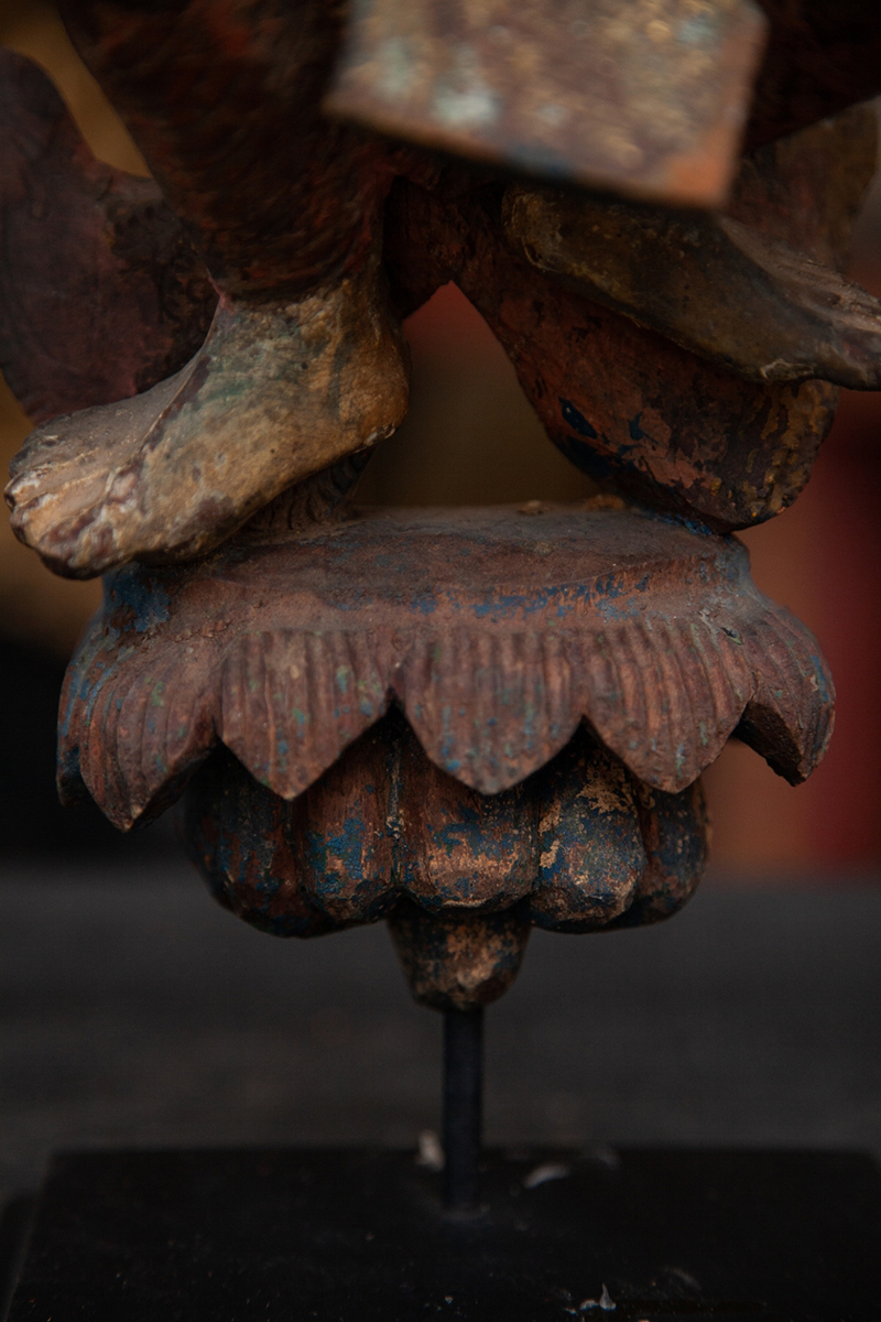 Extremely Rare Early 17C Bronze Ayuttaya Thai Buddha # BB127