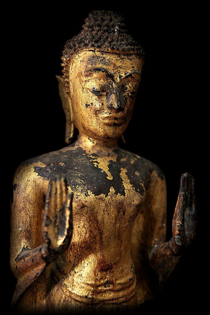 Extremely Rare 17C Ayuttaya Thai Buddha #BB206