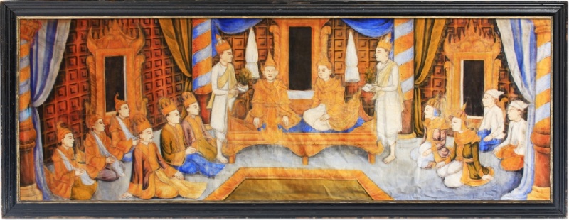 50 Year Old Painting From Ayutthaya Temple